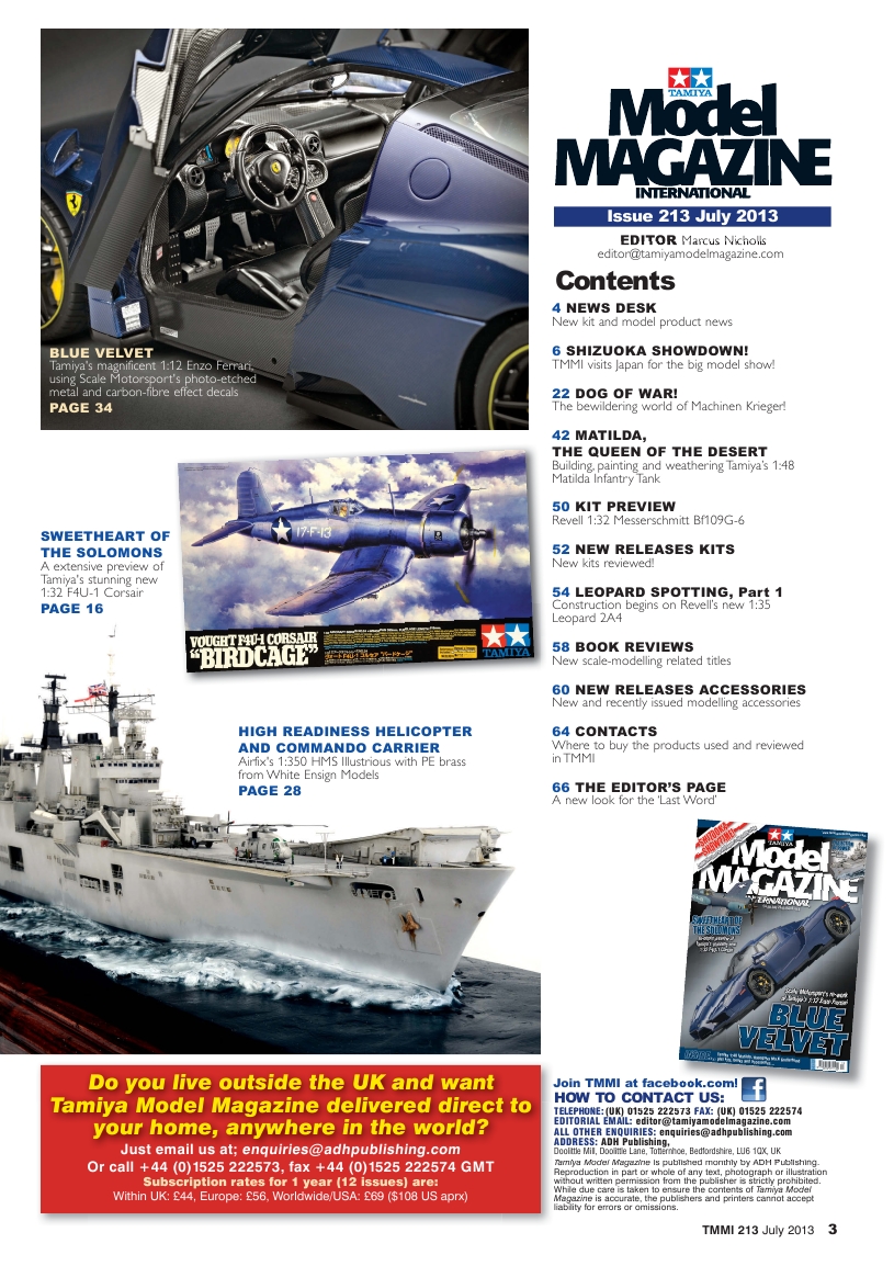 Tamiya Model Magazine 213 (2013-07)